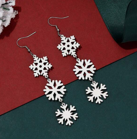 White Triple Snowflake