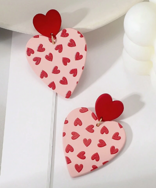Hearts on Pink