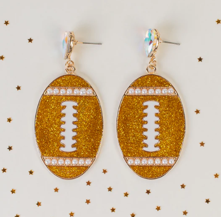 Football Pearl Bling Gold