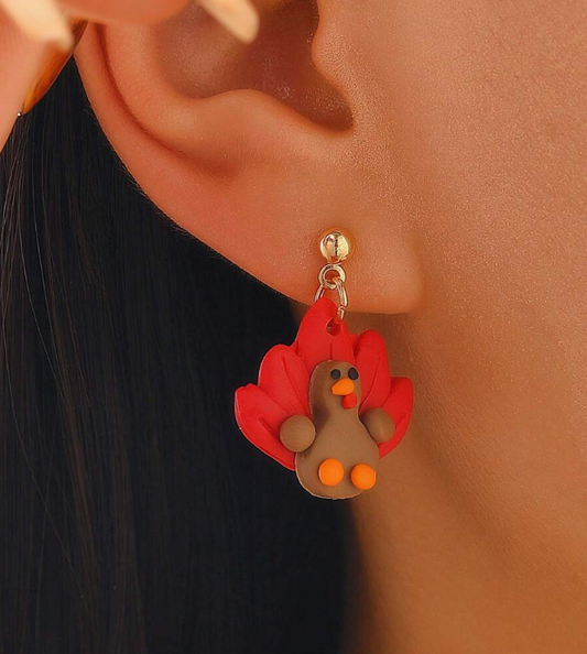 Turkey Clay Earrings