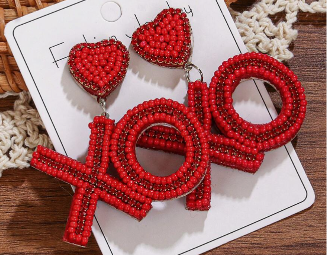 XO Hugs and Kisses Red
