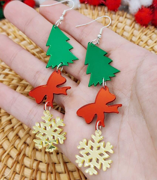 Tree Bow Snowflake