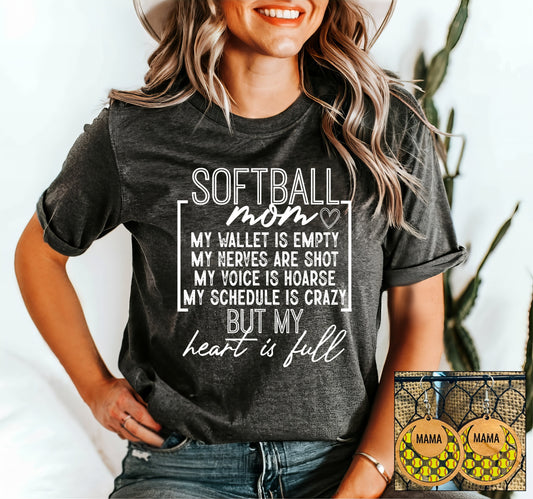 Heart is Full- Softball Mom