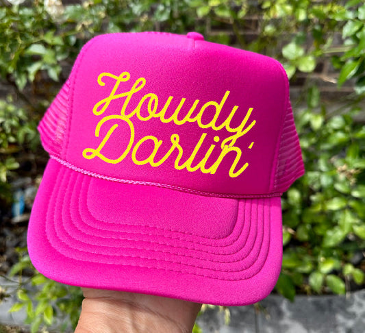 Howdy Darlin' DTF Printed Trucker Hat